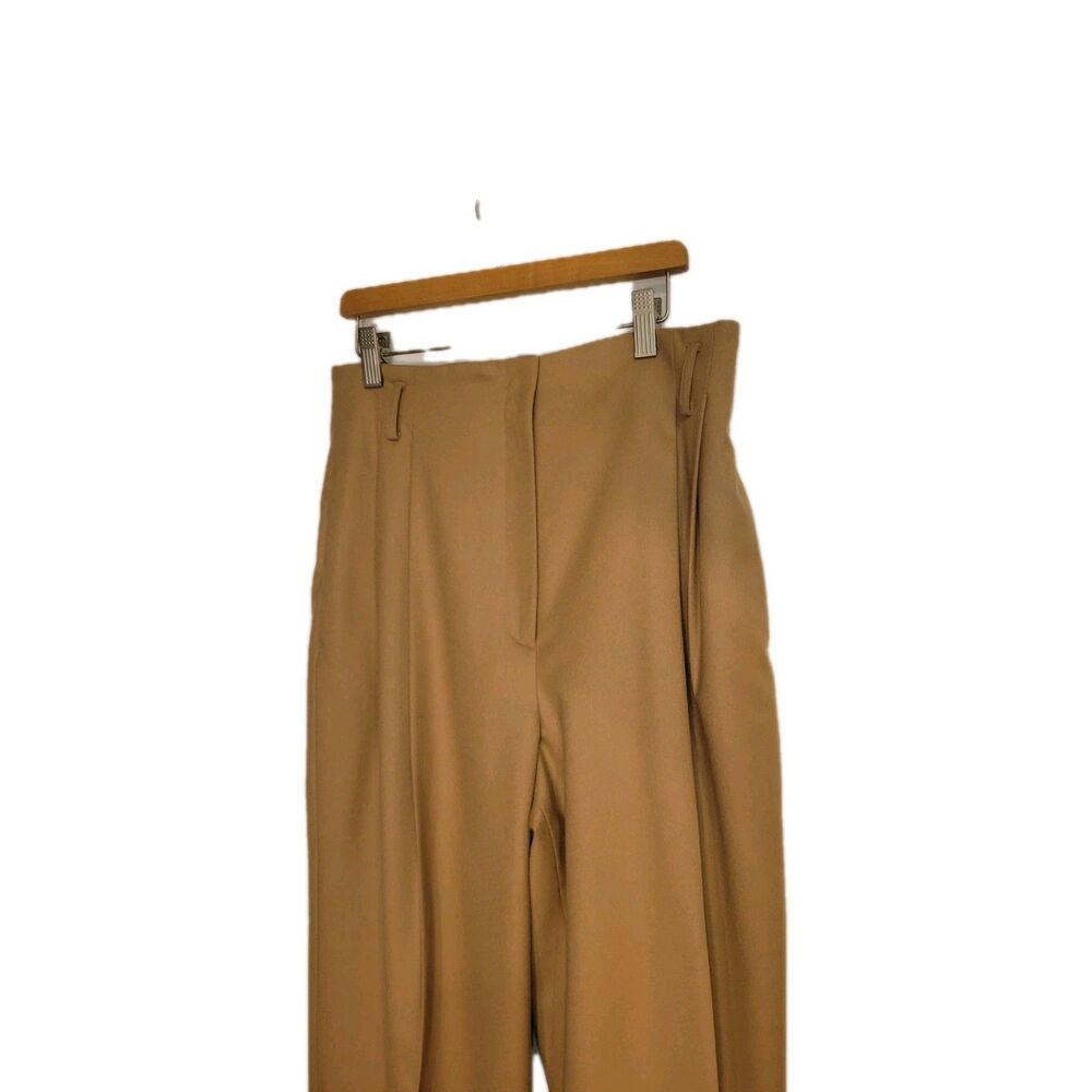 Vintage Lord & Taylor Wool Pants Women's Size 10 Pleated Front High Waist Camel - Picture 8 of 14